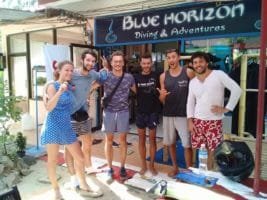 blue horizon diving plongee